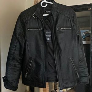Barney’s real leather jacket